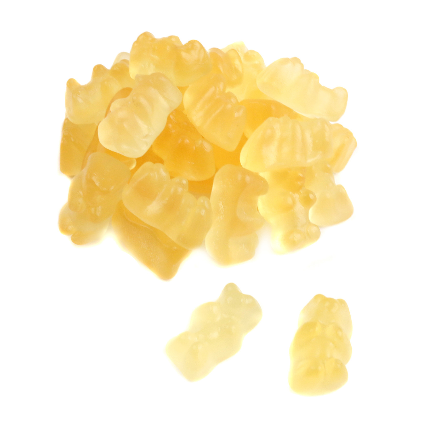 Pineapple Gummy Bears Yellow Tropical Candy for Parties and Bulk