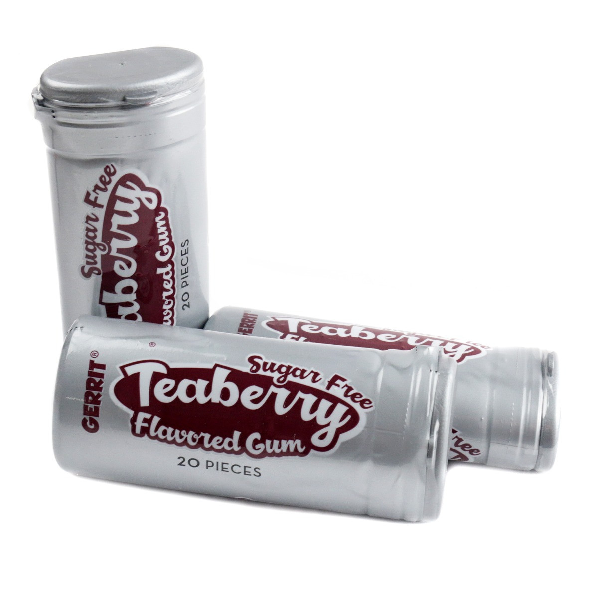 sugar free chewing tobacco PEPPERMINT GUM Teaza Herbal Energy Pouches -