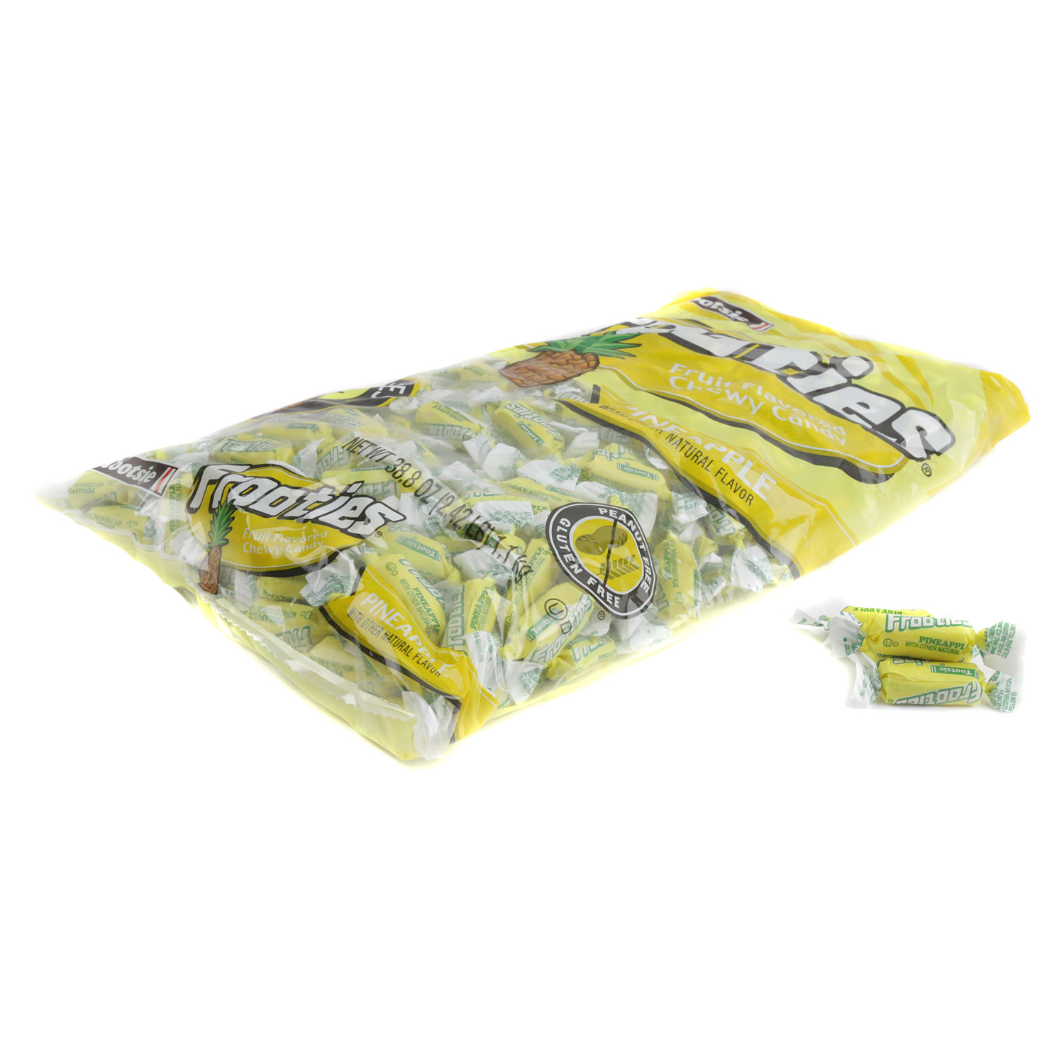 Pineapple Frooties 360 Piece Bulk Chewy Yellow Candy for Parades