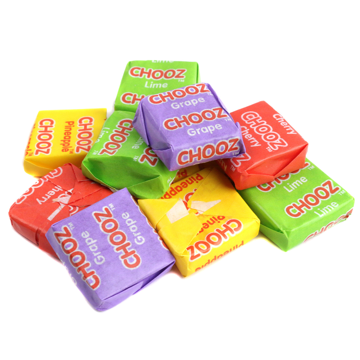 【chuchu】 Canel's Chooz Fruit Chews Candy Bulk Wrapped Fruit Flavored Chews