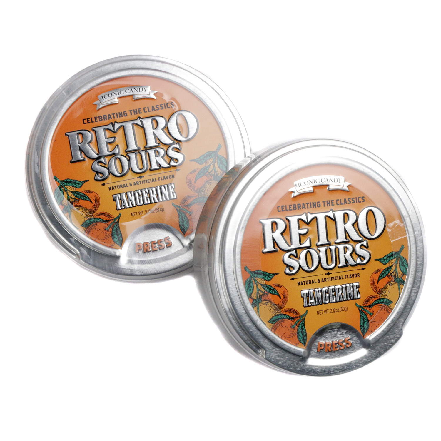 Iconic Retro Sours Tangerine 8 pack Bulk Old Fashioned Sour Tangerine ...