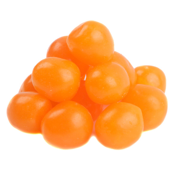 image of orange chewy sour balls candy