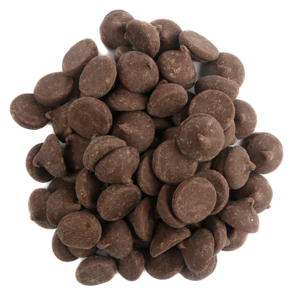 Mini Hershey Kisses, unwrapped milk chocolate candy, 230 pieces per pound, perfect for baking & desserts.