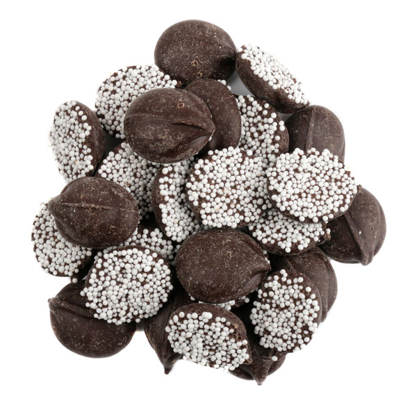 image of ashers dark chocolate nonpareil white seeds bulk chocolates gift boxes nonpareils candy