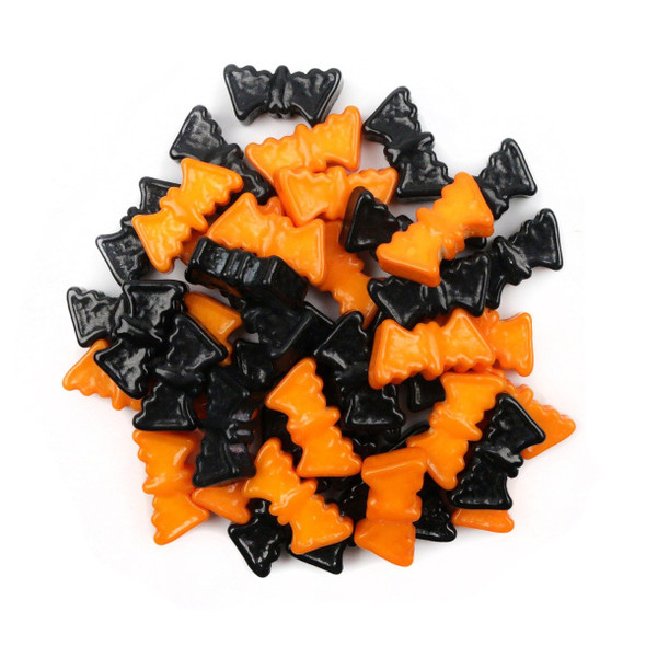 Halloween Orange and Black Hard Candy Twists Holiday Treats