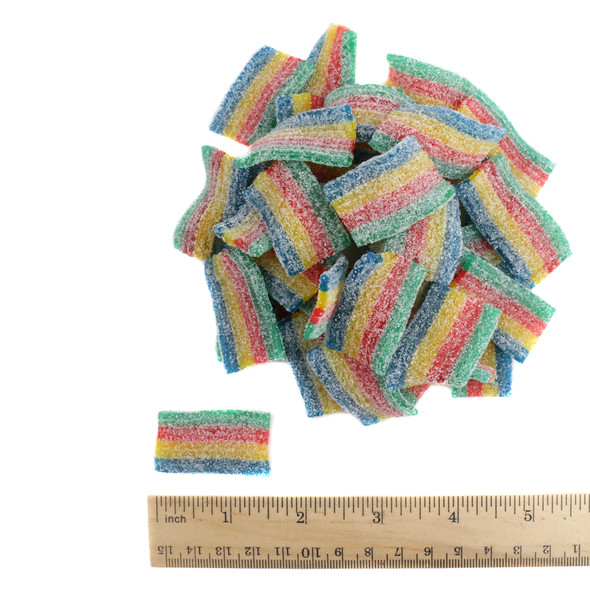 image of sour candy belts mini quattro bulk unwrapped chewy dorval gummy rainbow