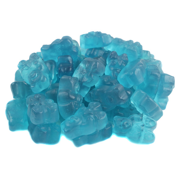 image of watermelon gummy bears albanese candy blue