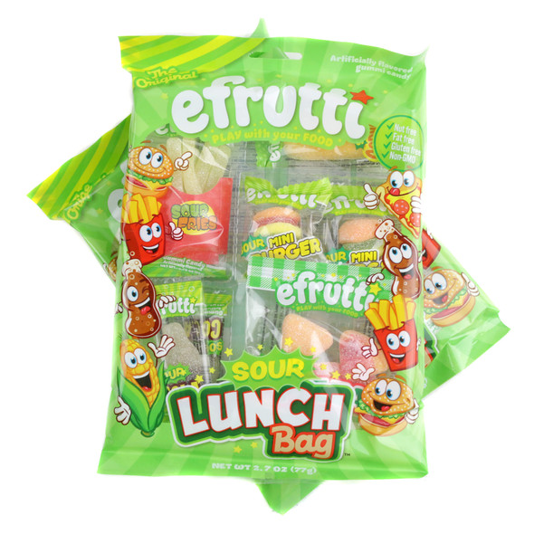 Gummy Sour Lunch Bag Assorted candy