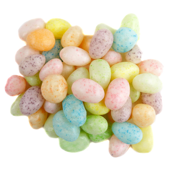 image of sweet speckled jelly beans pastel candy easter eggs bulk