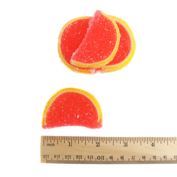 Lemon Fruit Slices Unwrapped 5LB Box | Bulk Old Fashioned Yellow