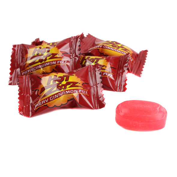 Hot Zotz Cinnamon Hard Candy with Fizzy Centers Bulk Red Candy