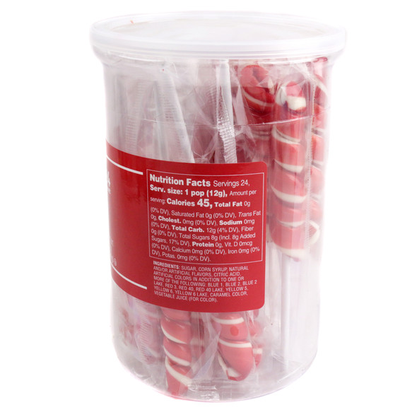 image of mini red unicorn lollipops