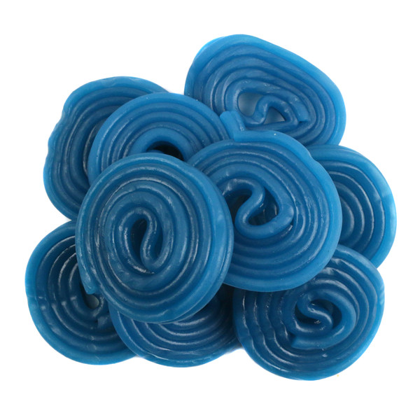 Blue Raspberry Licorice Wheels 4.4LB Bag Blue Raspberry Licorice Wheels 4.4LB Bag