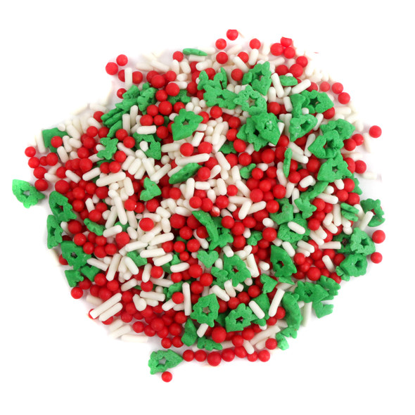 image of christmas tree sprinkle mix baking candy