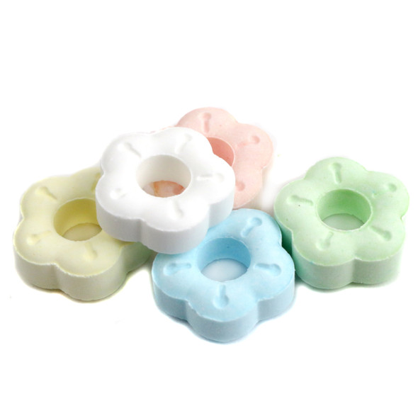 Fun Tasty Sugar Free Mints Hard Candy, 220 flower-shaped pieces, assorted colors, bulk packed.