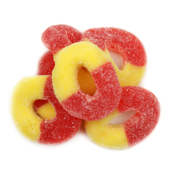 Land  of Gummies Peach Gummy Rings 5lb 6 Count
