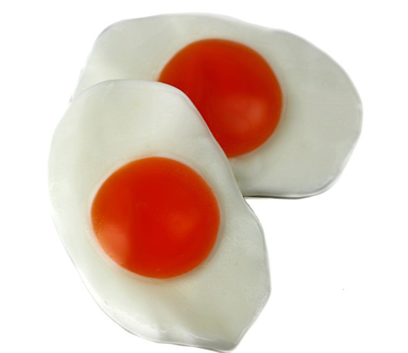Giant  Gummy Fried Eggs 4.4lb 6 Count