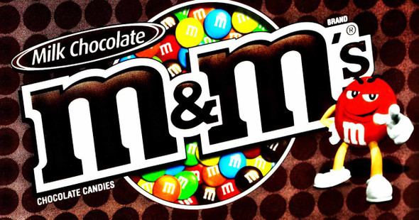 M&M  Milk Chocolate 1.69oz 9 Packs 36 Count