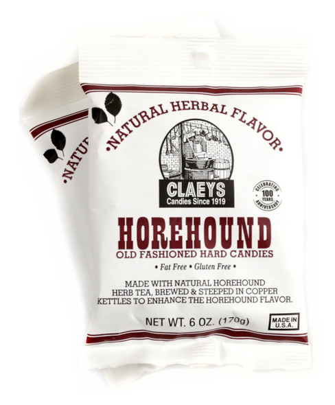 Claey's  Hard Candy Drops Horehound 24 Packs 6oz