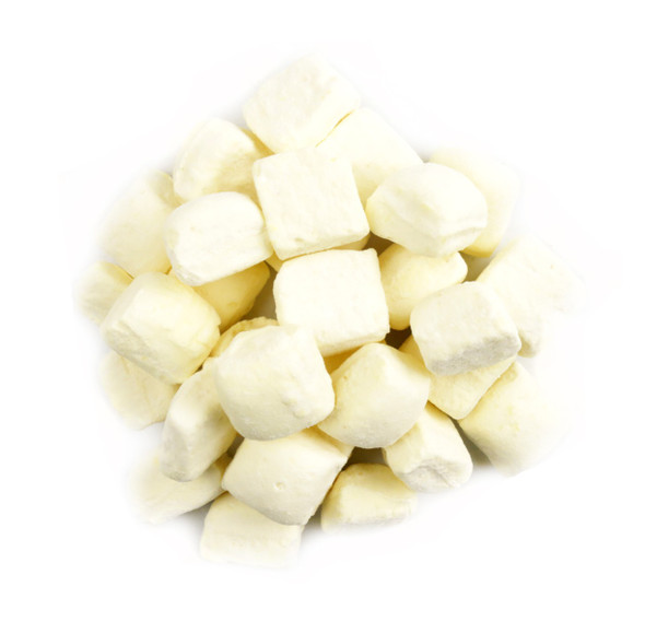 25lb bulk box of yellow butter mints, soft, creamy, melt-in-mouth texture, classic peppermint flavor, approx 6000 pieces.