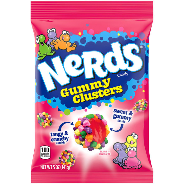 Nerds Gummy Clusters Rainbow 5OZ 12 Count