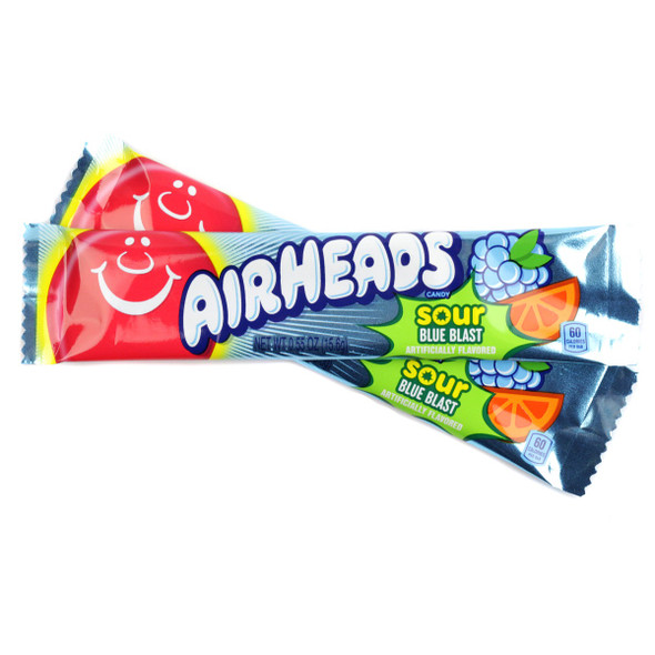 Airheads  Sour Blue Blast 36 Piece 12 Count