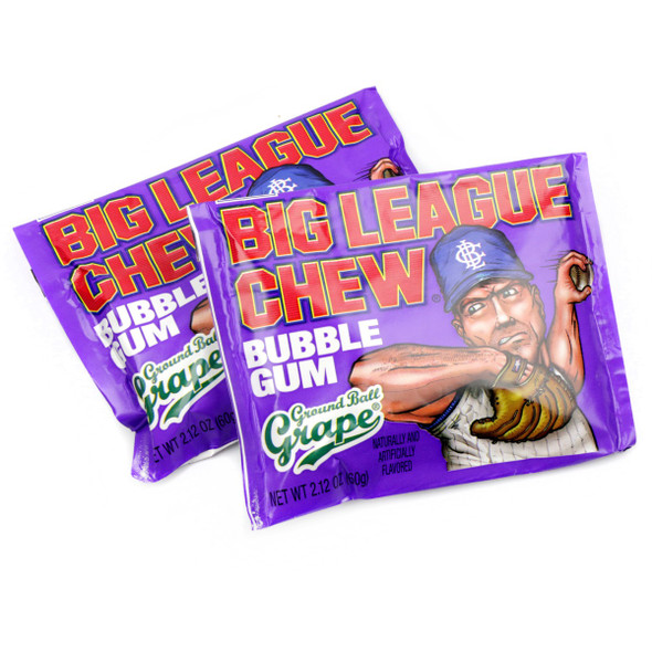 Big  League Chew Grape 9 Packs 12 Count