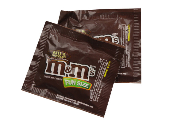 M&M  Milk Chocolate Fun Size Bulk 20lb
