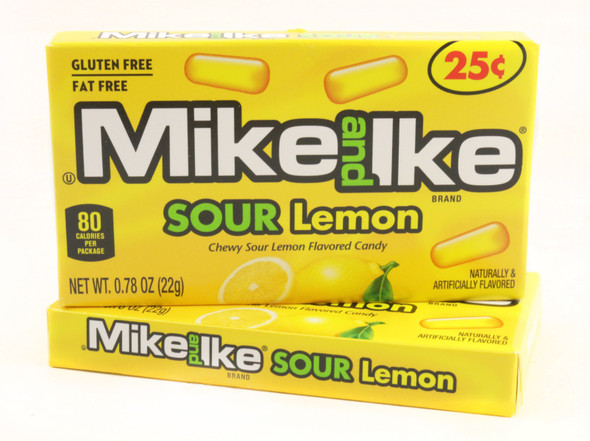 Mike  and Ike Sour Lemon 16 Packs 24 Count