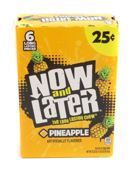 Now  and Later Pineapple 12 Packs 24 Count