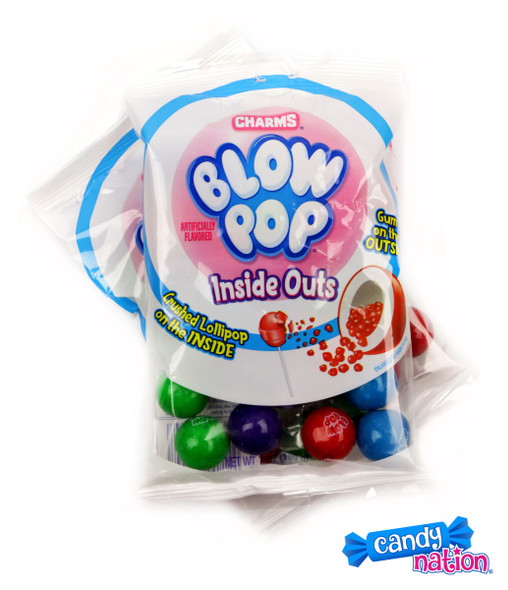 Blow  Pops Inside Out Gumballs 7 OZ 8 Pack