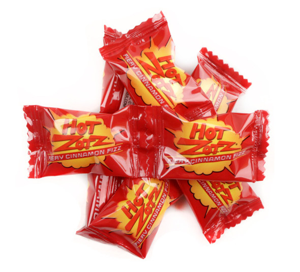 Red Zotz Cinnamon hard candies, spicy hot with fizzy centers. 8.1oz bag filled with many delicious pieces.