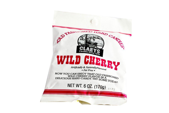Claey's  Hard Candy Drops Wild Cherry 24 Packs 6oz