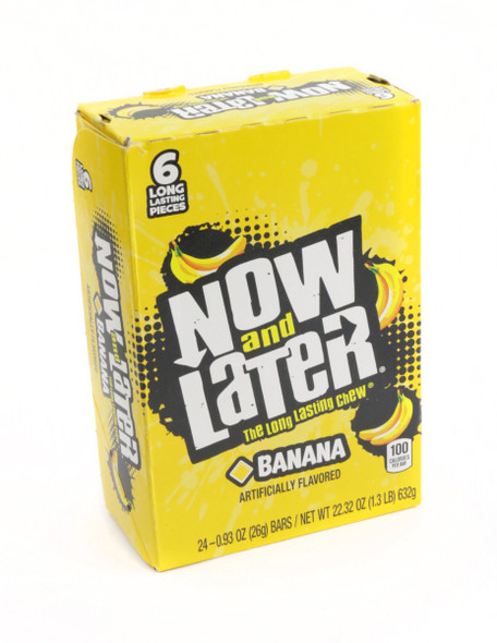Now  and Later Banana 12 Packs 24 Count