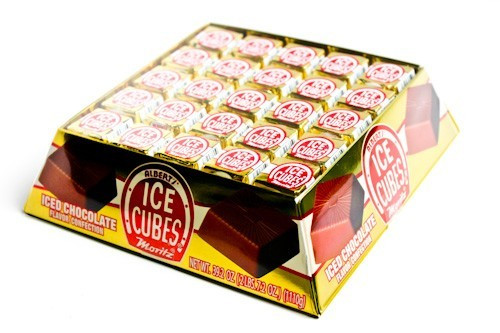 Ice  Cubes Chocolate Candy 100 Count 12 Boxes