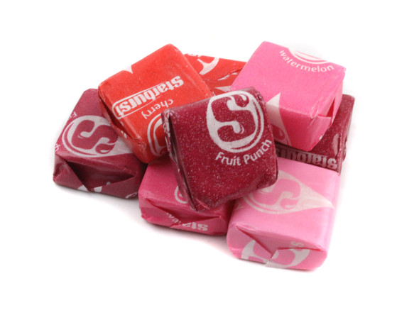 All Red FAVred Starburst Fruit Chews, 6x 50oz bags, strawberry, fruit punch, watermelon, cherry flavors.