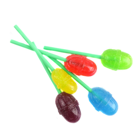 Rose Brands sugar-free lollipops, 80 individually wrapped pieces, assorted cherry, lemon, blue raspberry, grape, green apple.