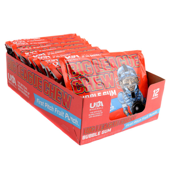 image of big league chew first pitch fruit punch bubble gum