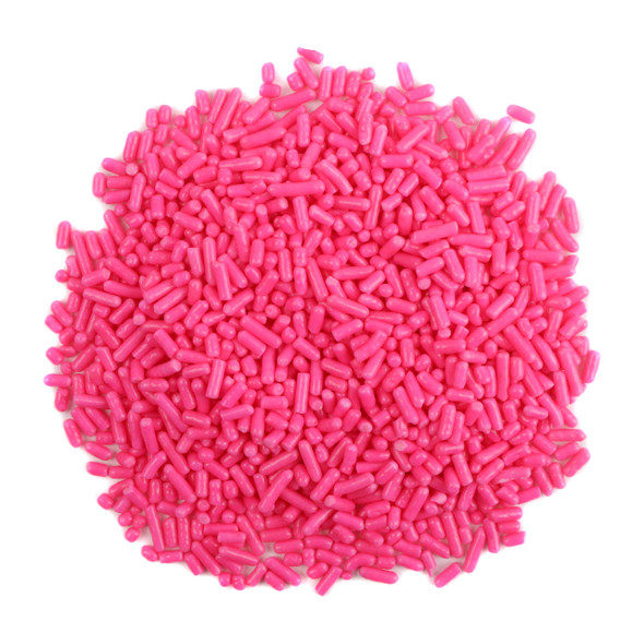 image of pink sprinkles