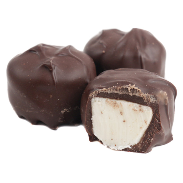 image of asher's sugar free dark chocolate vanilla butter creams candy made in usa