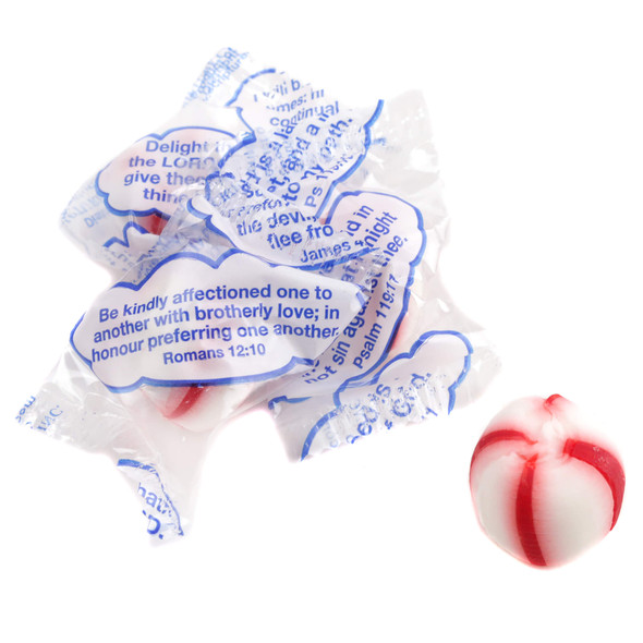 Image of Scripture Candy Soft Peppermint Candy Wrapped