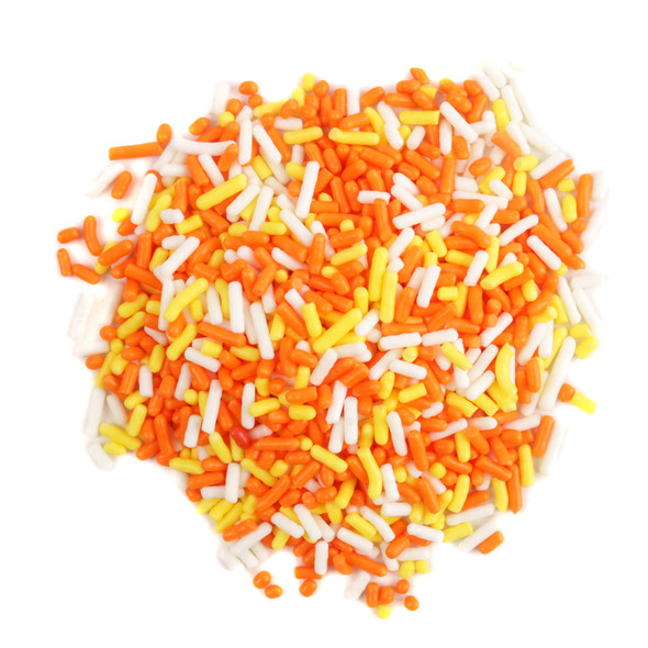 Candy Corn Sprinkles for Halloween baking.
