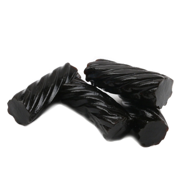 Black Australian Licorice by Darrell Lea, classic black licorice flavor, soft, chewy texture.