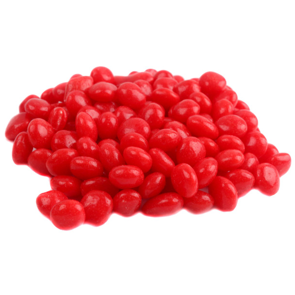 Tiny red Brachs Cinnamon Imperials candy nuggets, spicy-sweet, approx 1,100 per pound, for baking & decorating.