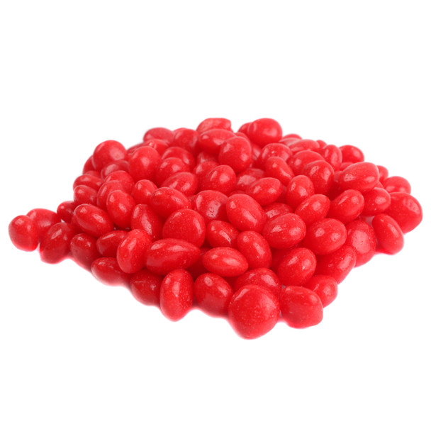 Tiny red Brachs Cinnamon Imperials, spicy-sweet nuggets, approx 1,100 per pound for baking & decorating.