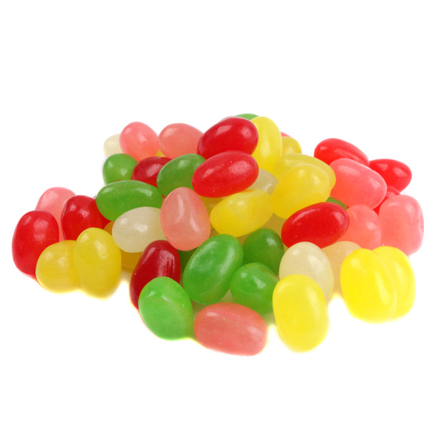 Spice Flavored Pectin Jelly Beans, 1 lb, ~260 pieces. Rainbow mix of cinnamon, clove, spearmint, peppermint colors.