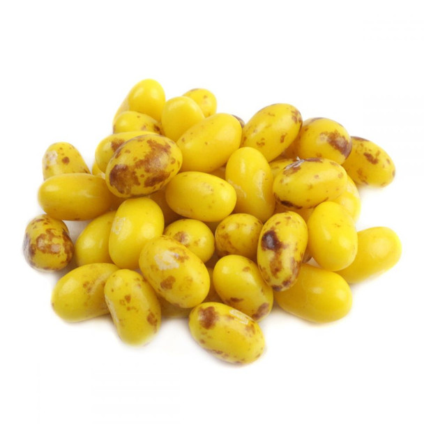Jelly Belly Top Banana yellow jelly beans, delicious real banana puree flavor. Approx 400 pieces per pound.