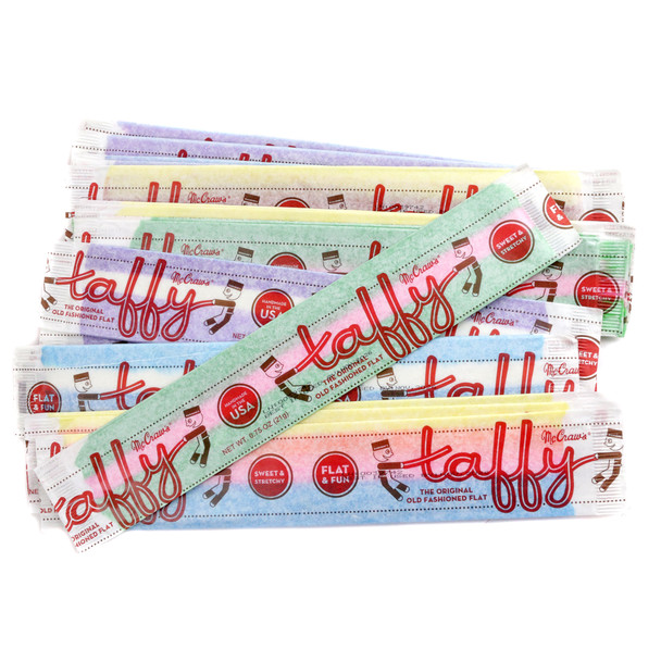 image of mccraws giant flat taffy retro candy old fashioned