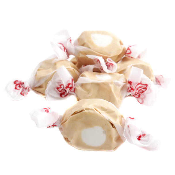 Brown Taffy Town Salt Water Taffy, Caramel Corn flavor, approx. 65 pieces per pound.