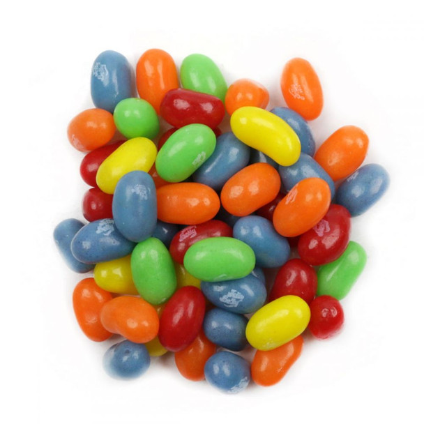 Jelly Belly Sour Mix Jelly Beans, 1 lb, approx 400 vibrant colorful sour apple, cherry, grape, lemon, orange beans.